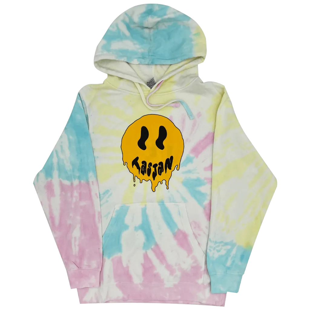 Smiley Tie Dye Hoodie