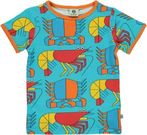 T-shirt with crustaceans
