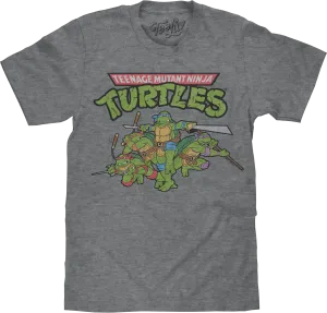 Teenage Mutant Ninja Turtles T-Shirts - Graphite Heather