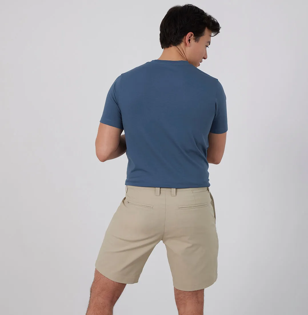 Threshold Crew Neck T-Shirt Slim Fit - Aegean Blue