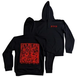 Wheel Of Misfortune Black Hoodie